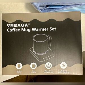 VOBAGA Coffee Mug Warmer Set NWT